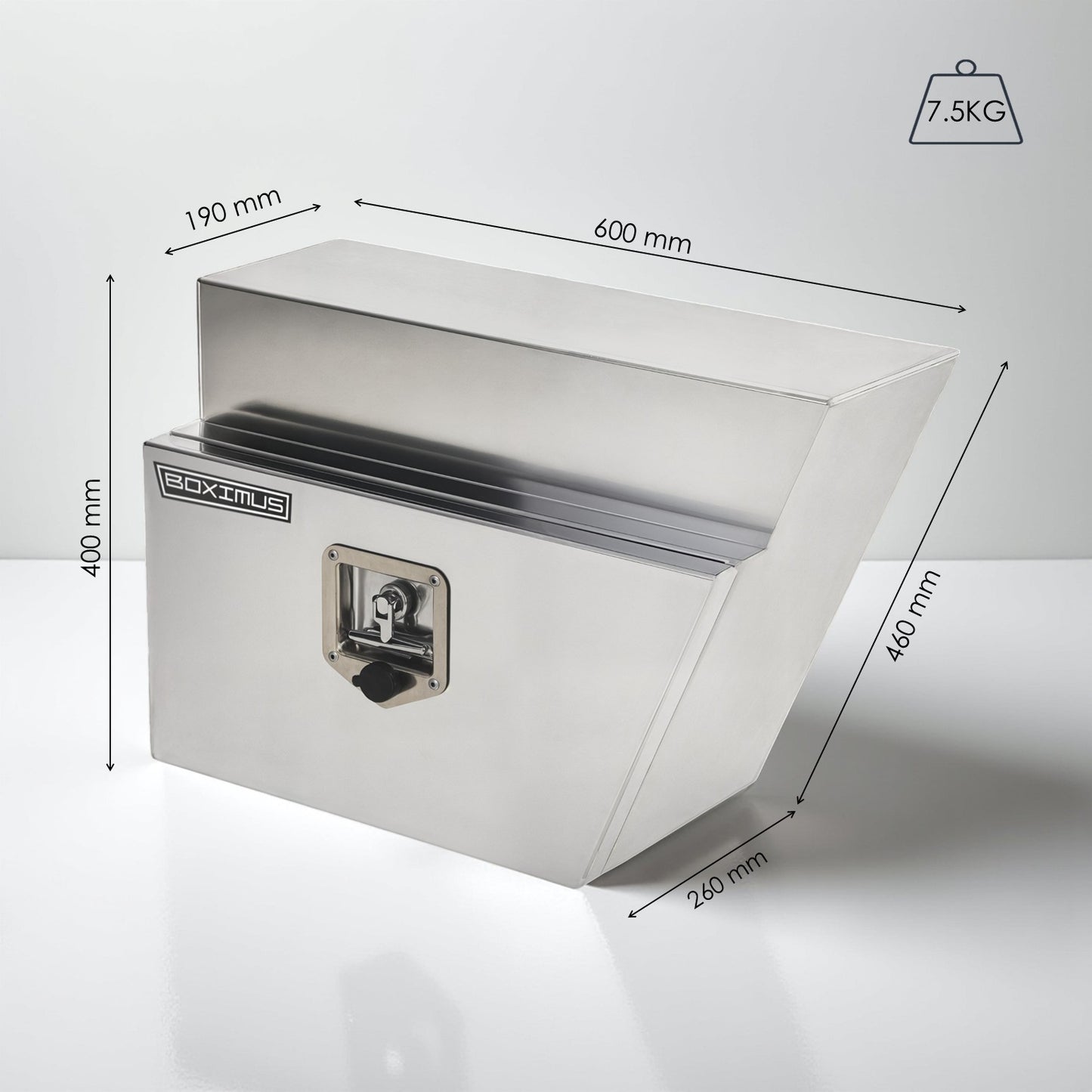 Under Tray Tool Boxes 600 Flat