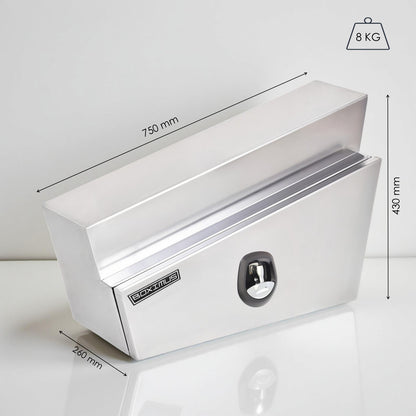 Under Tray Tool Boxes 750 Flat Whale Lock