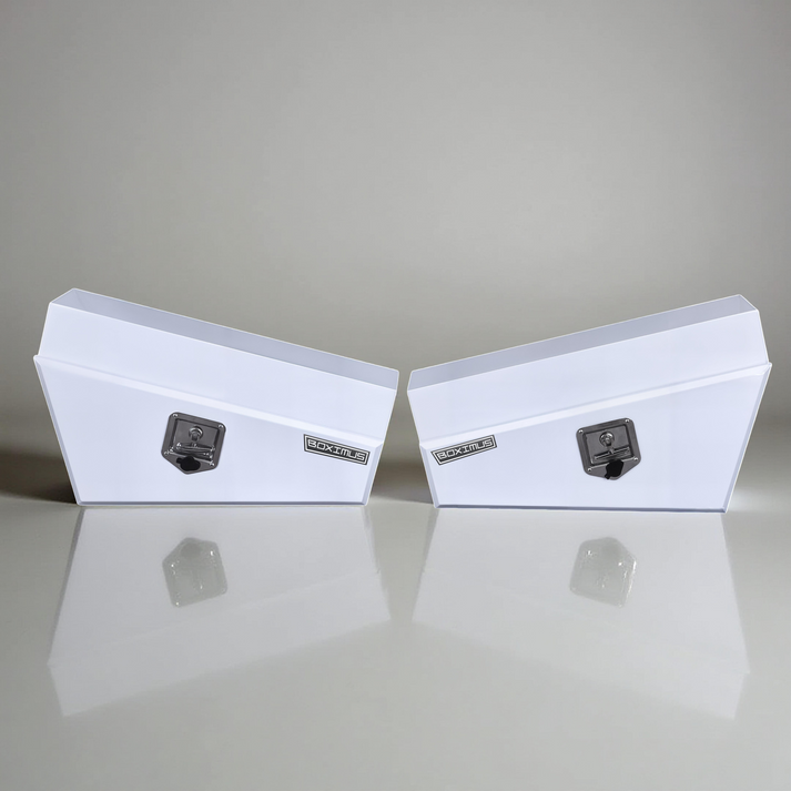 Under Tray Tool Boxes 750 White - Rugged & Reliable Storage - Boximus